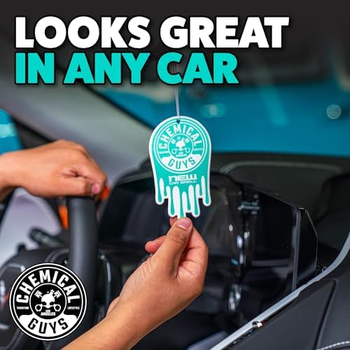 Chemical Guys, Hanging Air Fresheners, New Car Scent, 12 Pack, for Cars - Image 2