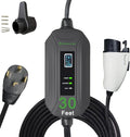 PRIMECOM Level 2 EV Charger 220/240V, 30ft & 50ft, Portable EVSE Electric by PRIMECOMTECH