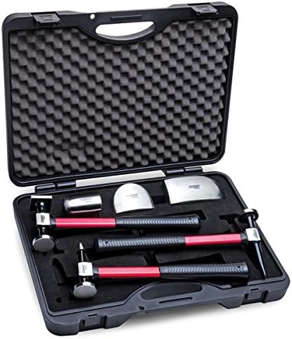 Fairmount 6 Piece Professional Hammer and Dolly Set Auto Body Repair Tools Fender Tool Kit Hammer Dolly Dent Bender by EastwoodCo
