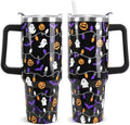 Halloween Tumbler 40oz Ghost Pumpkin Lanterns Goth Gifts for Women-1PCS by Unknown