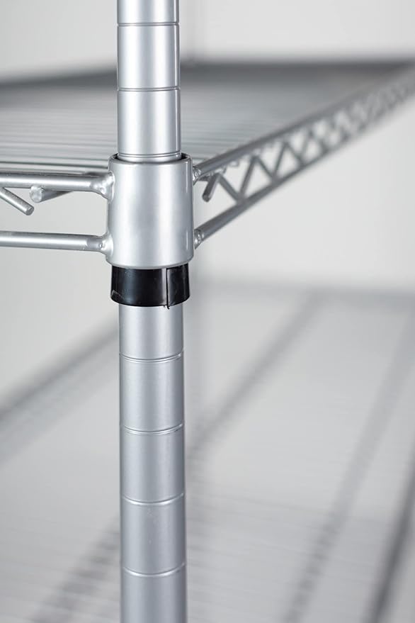 Omega 24" Deep x 60" Wide x 96" High 3 Tier Gray Starter Shelving Unit - Image 5