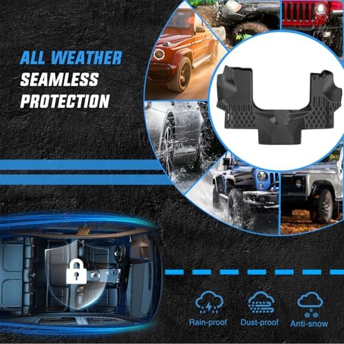 Nilight TPE Floor Mats for Chevy Express GMC Savana 1500 2500 3500