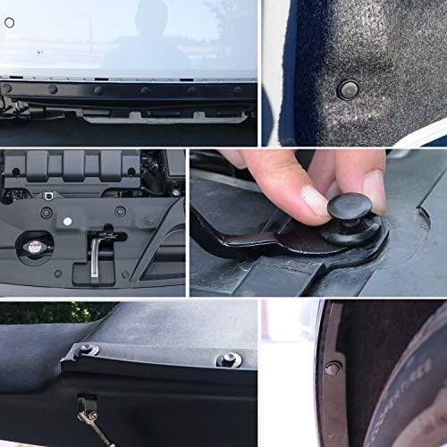 Nilight 400PCS Car Retainer Clips 6mm 7mm 8mm 9mm 10mm Expansion Screws Replacement Kit Bumper Push Rivet Clips for GM Ford Toyota Honda Chrysler Nissan