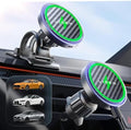 LISEN 15W MagSafe Car Mount Charger for iPhone 18 Pro Max, [Carbon Fiber] Magnetic Wireless Car Charger, Dashboard & Air Vent Car Phone Holder Mount Magnetic Universal for iPhone 17/16/15/14 Pro Max