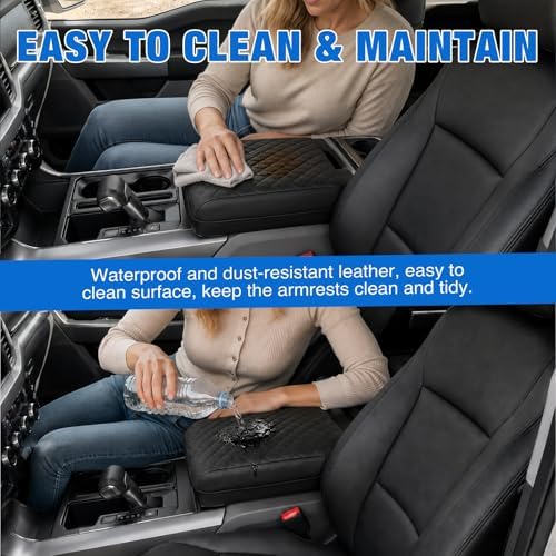 Nilight Center Console Cover for Ford F150 2021-2025 2026 Armrest Cushion