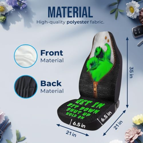 GENANY Nightmare Sack Car Seat Covers Set of 2, Horror Accessories