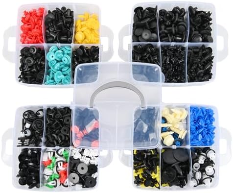 GOOACC 1125Pcs Bumper Clips Car Retainer Clips - 26 Most Popular Sizes Plastic Push Rivets Fender Clips Door Trim Panel Clip Set for Toyota GM Ford Honda Chevy - Image 6