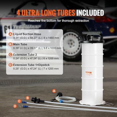 VEVOR 6.5L Manual Oil Extractor Pump, Fluid Extractor Pump for Automotive - Image 4
