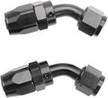 LokoCar 10AN Hose End Fitting 45 Degree Swivel by GetToKnowEachOther