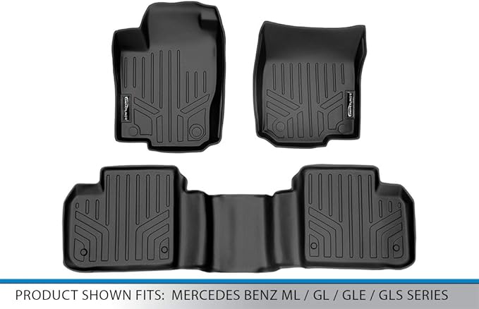 SMARTLINER Custom Fit Floor Mats 2 Row Liner Set - Image 5