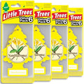 LITTLE TREES Car Air Freshener, 4 Count (Pack of 6), Vanillaroma