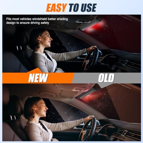 Nilight 32LED Red White Dash Strobe Light w/Controller Windshield Mount