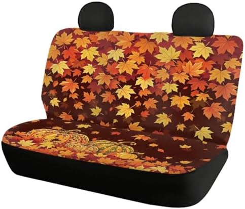 Maple Leaf Car Seat Covers Backseat,Cars Accessories Dog Seat Cover for Back Seat Non-Slip Soft Pet Seat Cover for Cars Back Seat,Bench Protective Covers