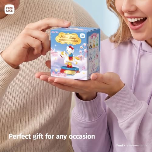 Sanrio Blind Box Light Up Absorption Movable Swing Toy Hello Kitty Style Mini Figurines Pony Series Collectible for Home Car Decor Birthday Gifts, Random One Figure(Hidden Style) - Image 5