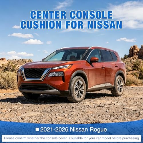 Nilight Center Console Cover for Nissan Rogue 2021-2026 Car Armrest Cushion