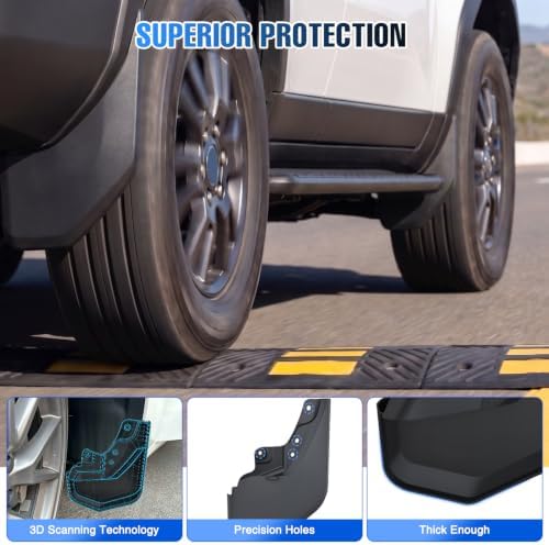 Nilight Mud Flaps Splash Guards for Toyota Land Cruiser Prado 2020-2026