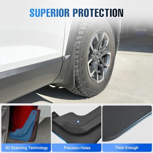 Nilight Mud Flaps Splash Guards for Chevrolet Equinox 2025-2026