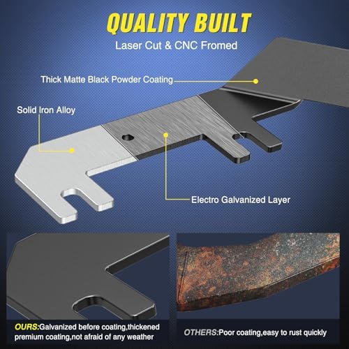 Nilight Ditch Light Brackets for Ford F-250 F-350 F-450 F-550 2017-2022