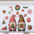 Flutesan 16 Pcs Christmas Gnome Garage Door Magnets, 26" Tree Snowflake by Flutesan