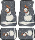 Winter Snowman Rugs for Cars SUVs Vans & Trucks