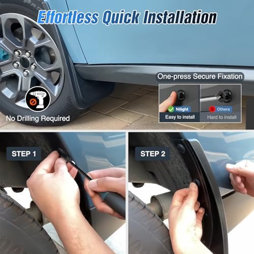 Nilight Mud Flaps Splash Guards for Ford Maverick 2022 2023 2024 2025 2026