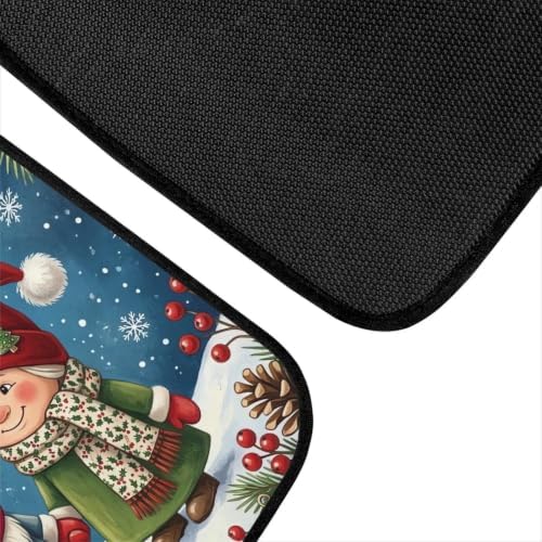 Christmas Car Carpet Floor Mat 4PCS