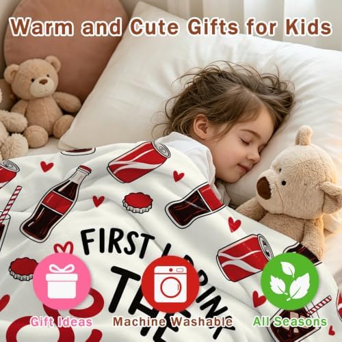 Jekeno Drinks Soda Gifts Blanket for Soda Lover 80"x60" - Image 5