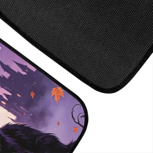 Halloween Car Floor Mat Set,Universal Fit Protection Heavy Duty Castle Moon Heel Pad Car Mats Black Cat Car Floor Front and Rear 2 Rows Set 4 Piece