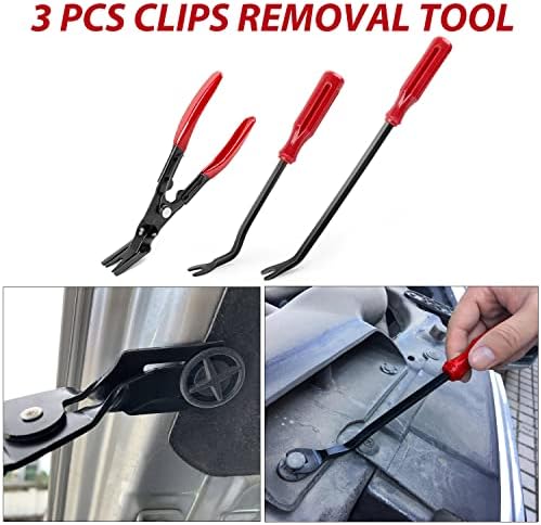 Nilight Trim Removal Tool 102 Pcs, Auto Push Pin Bumper Retainer Clip Set
