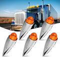 Nilight Cab Roof Marker Light 5 PCS 18 LED Amber Torpedo Top Clearance Lamp
