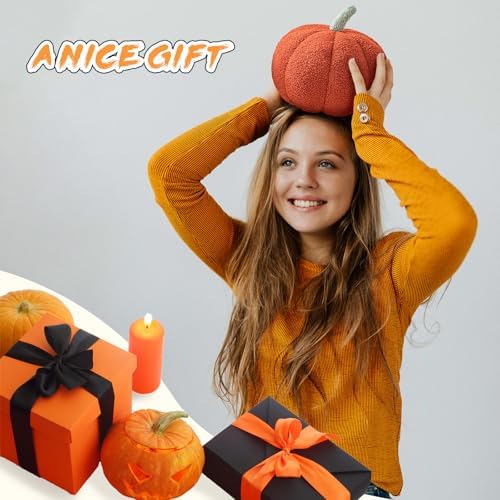 Fall Pumpkin Pillow 3 Pcs for Couch Bed Halloween Party Decoration - Image 5