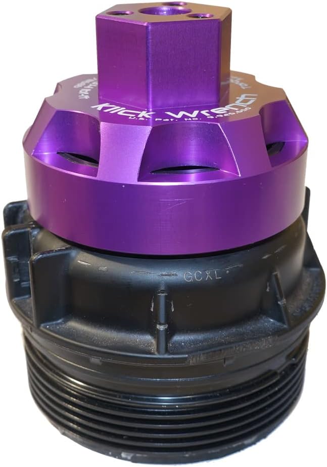 64mm 2 Stage Heavy Duty Torque Limiting Oil Filter Wrench Purple 6061-T6 Billet - Image 5