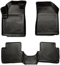 Husky Liners Weatherbeater Floor Mats | Fits 2013-2016 Dodge Dart | Front & 2nd Row, 3-pc Black - 99021