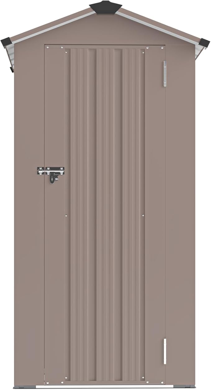 Outdoor Metal Storage Shed, Waterproof Garden Tool Shed - Image 3