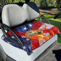 Yewattles Golf Cart Seat Cover Portable Club Car Seat Towel Universal Fit 2-Seat Golf Cart by Yewattles