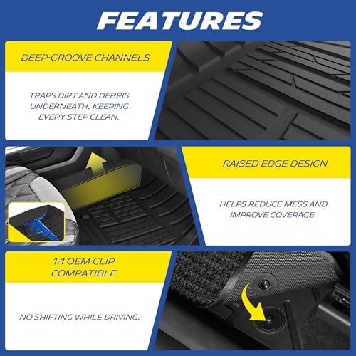 Michelin Vehicle Mats for 2019-2026 Chevy Silverado/GMC Sierra 1500