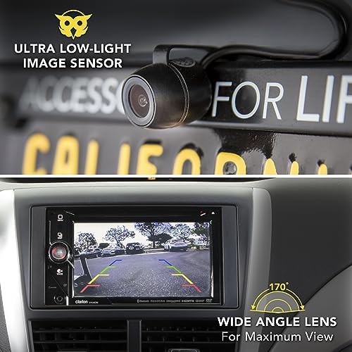 Scosche TFCAM Universal 170° Degree Wide Angle License Plate Mounted Backup Camera