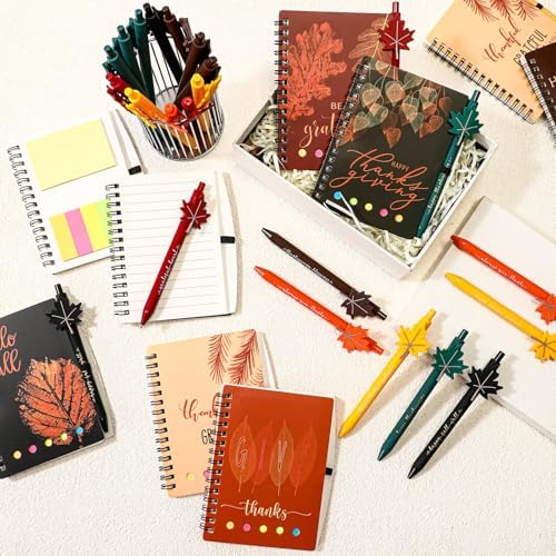 Resurhang Fall Thanksgiving Gifts Autumn Notebook and Ballpoint Pen - Image 3