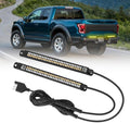 Nilight Truck Tailgate Light Strip 7" Aluminum Frame Double Row 60 LED