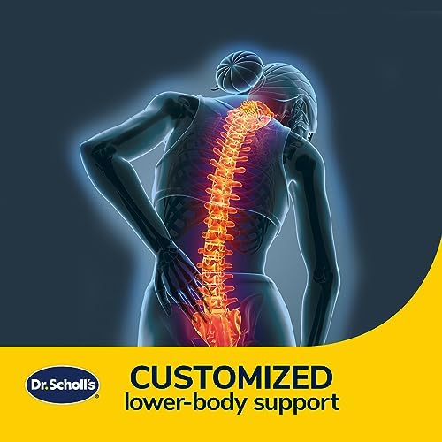 Dr. Scholl’s Massaging Gel Posterior Seat Cushion for Car, Office, Home — Black