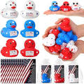 Liliful 48 Sets Patriotic Rubber Ducks Veteran Day Gifts by Liliful
