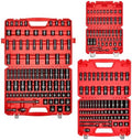 VEVOR 210 Piece Impact Socket Set, 1/4, 3/8, 1/2 Inch Drive by VEVOR