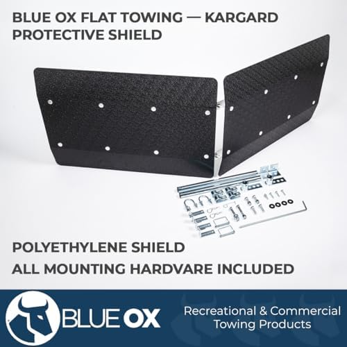 Blue Ox BX8870 Black KarGard Protective Shield | Quick Installation | Folds for Easy Storage | Sturdy, Flexible, and Corrosion Resistant - Image 2
