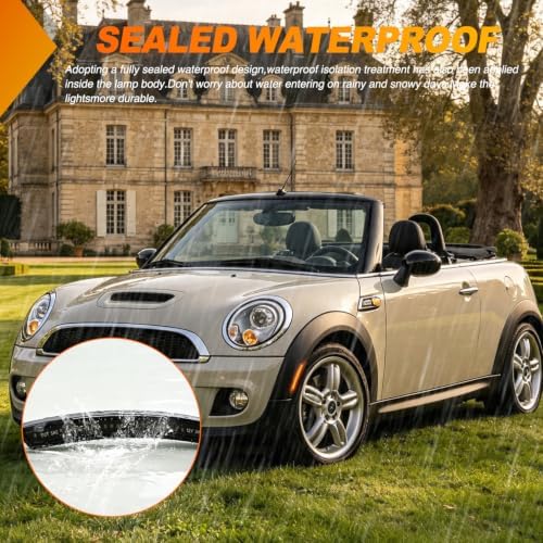 Nilight Fender Side Marker Lights 2PCS for 2005-2016 MINI Cooper R55/R56