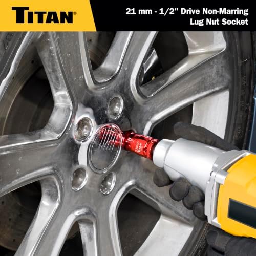 Titan 21093 1/2-Inch Drive x 21mm Non-marring Impact Deep Lug Nut Socket - Image 7