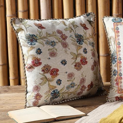 patdrea Designer French Vintage Pillow Cover,18"x18",Set of 2 - Image 6