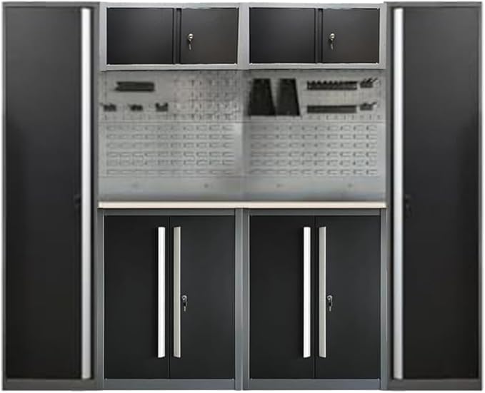 JZD Metal Garage Cabinet Set, Heavy Duty, Tool Cabinets by JZD