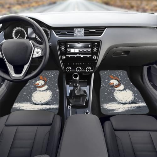 Winter Snowman Rugs for Cars SUVs Vans & Trucks