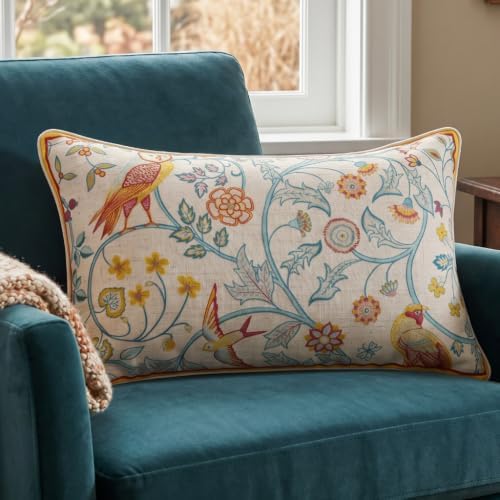 patdrea Designer French Vintage Lumbar Throw Pillow Cover,12"x20" - Image 2