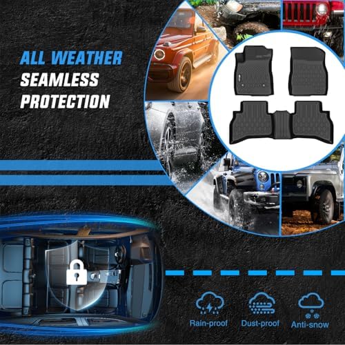 Nilight TPE Floor Mats for Chevy Trailblazer (AWD Only)